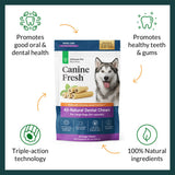 Ultimate Pet Nutrition Canine Fresh All-Natural Dental Chews for Large Dogs 51+ lbs, 12 count