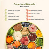 Badlands Ranch Superfood Complete Raw Coated Morsels Beef Dog