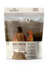 360 Pet Nutrition Multi-Meat Freeze-Dried Raw Complete Meal for Adult Dogs
