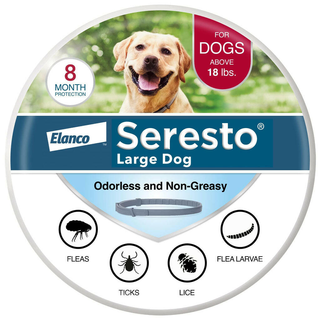 Seresto Flea & Tick Collar for Large Dogs, Over 18 lbs