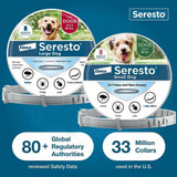 Seresto Flea & Tick Collar for Dogs, Over 18 lbs + Seresto Flea & Tick Collar for Dogs, Up to 18 lbs