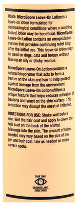 Microspore Leave-On Lotion - large 8 oz. bottle