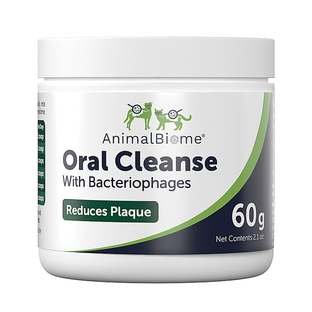 Animal Biome Oral Cleanse with Bacteriophages for Cats and Dogs, 60-g