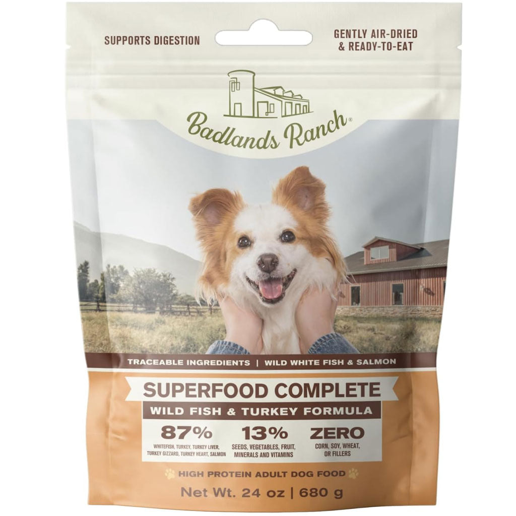 Badlands Ranch Superfood Wild Fish & Turkey Dog Food