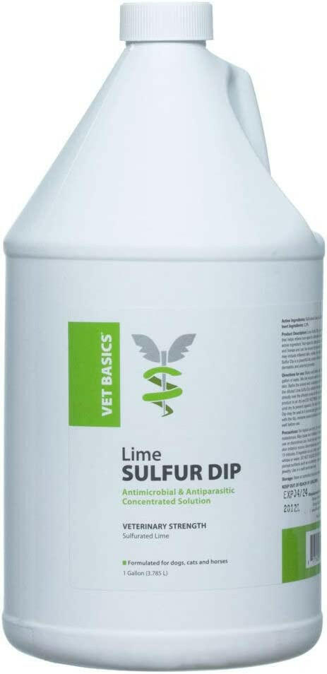 Vet Basics Lime Sulfur Dip for Dogs, cats & Horses, Gallon