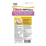Inaba Churu Pop'n Serve Tuna & Bonita Flakes Recipe Grain-Free Lickable Cat Treats, 1.2-oz cup