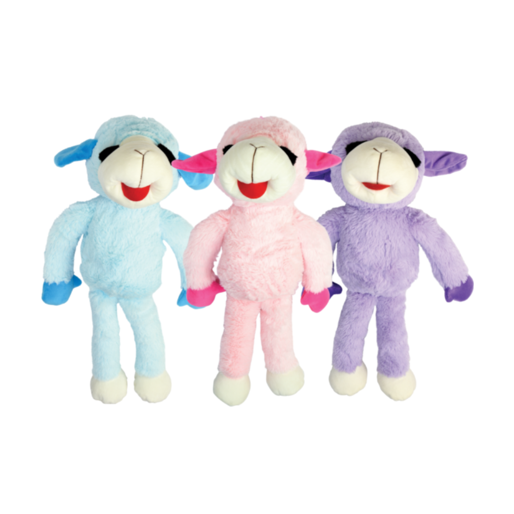 Floppy Lamb Chop Plush Dog Toy, Assorted Colors