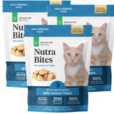 Ultimate Pet Nutrition Nutra Bites Freeze Dried Wild Salmon Cat Treats, 2.5-oz