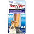 Inaba Grilled Tuna Fillet in Shrimp Flavored Broth Cat Treat, 0.52-oz
