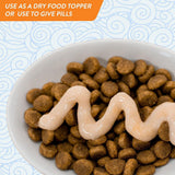 Inaba Churu Tuna with Scallop Puree Grain-Free Lickable Treat for Cats, 0.5-oz x 4-tubes
