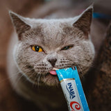 Inaba Churu Chicken Puree Grain-Free Lickable Treat for Cats, 0.5-oz x 4-tubes