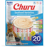 Inaba Churu Seafood Variety Pack Grain-Free Lickable Treat for Cats