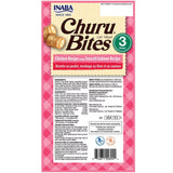 Inaba Churu Bites Chicken Recipe wraps Tuna with Salmon Recipe Cat Treats, 0.35-oz X 3