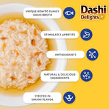 Inaba Dashi Delights Chicken with Cheese Recipe in Broth Cat Food, 2.5-oz