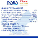Inaba Churu Meal Topper Tuna with Scallop Recipe Cat Food, 0.5-oz x 4-tubes