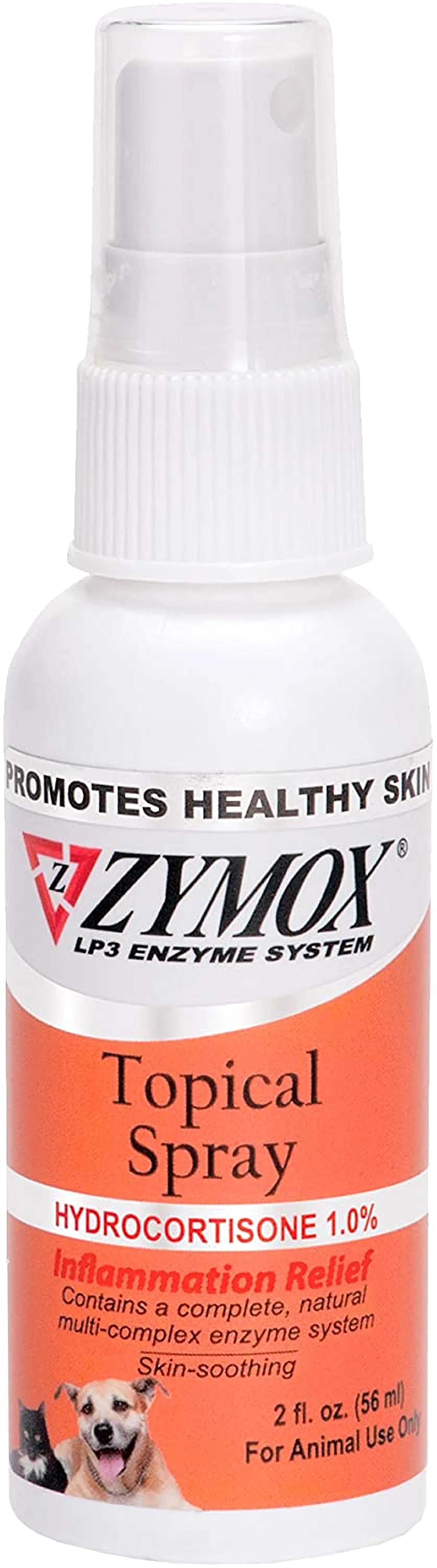 Zymox Veterinary Strength Topical Spray Hydrocortisone 1.0% for Dogs & Cats