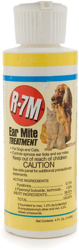R-7M Ear Mite Treatment- 4oz.
