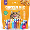 Beloved Pets Chicken Mix Creamy Lickable Treats Skin & Coat Care for Cats & Dogs
