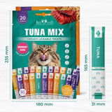 Beloved Pets Chicken & Tuna Mix Creamy Lickable Treats Dual Support for Cats & Dogs, 40-count