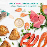 Beloved Pets Chicken & Tuna Mix Creamy Lickable Treats Dual Support for Cats & Dogs, 40-count