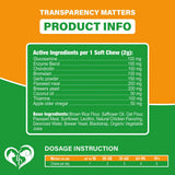 Beloved Pets Natural Flea & Tick Support + Multivitamin Chicken Flavored Soft Chews for Dogs (10 oz)
