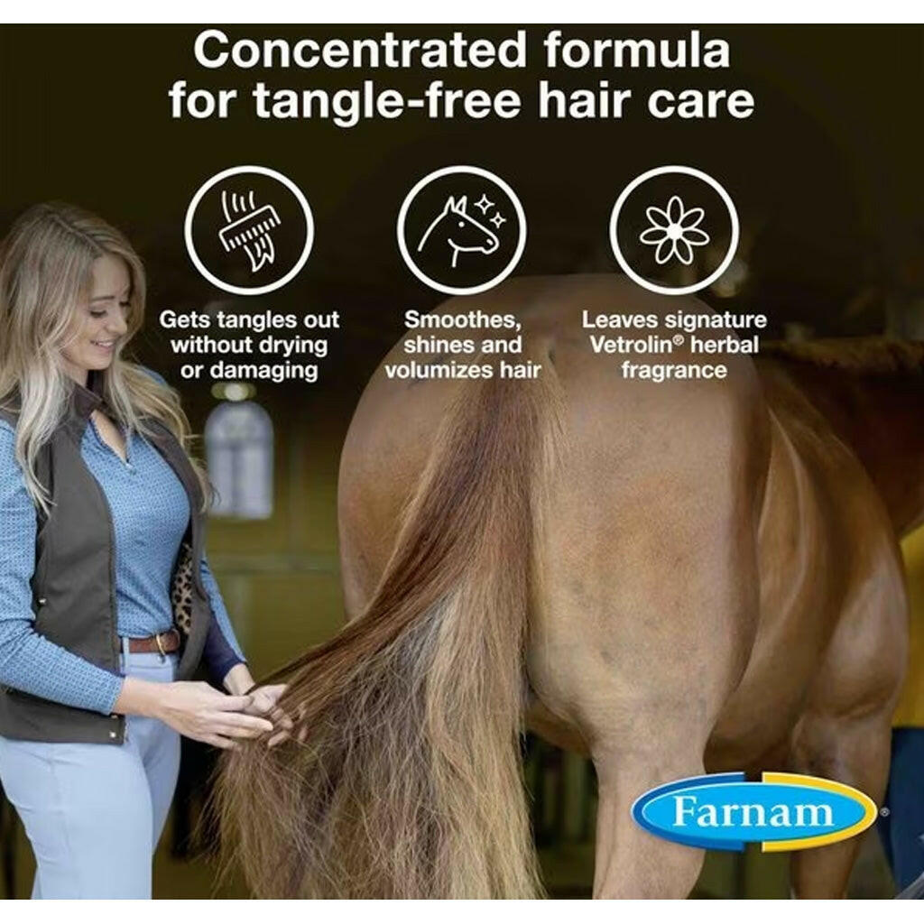 Farnam Vetrolin Detangler Concentrate For Dogs & Horses (12 oz)