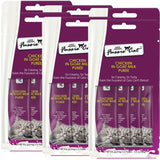 Fussie Cat Chicken in Goat Milk Puree Lickable Cat Treats, 0.5-oz x 4-tubes