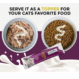 Fussie Cat Chicken in Goat Milk Puree Lickable Cat Treats, 0.5-oz x 4-tubes