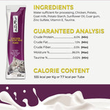 Fussie Cat Chicken in Goat Milk Puree Lickable Cat Treats, 0.5-oz x 4-tubes