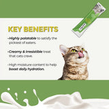Fussie Cat Chicken with Duck in Goat Milk Puree Lickable Cat Treats, 0.5-oz x 4-tubes