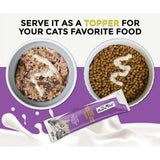 Fussie Cat Tuna with Chicken in Goat Milk Puree Lickable Cat Treats, 0.5-oz x 4-tubes