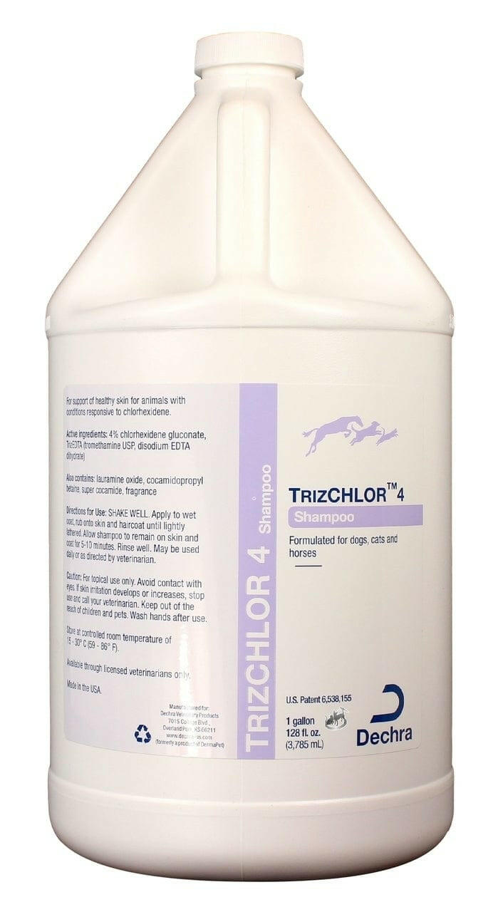 Dechra TrizChlor 4 Antibacterial Shampoo for Dogs, Cats & Horses