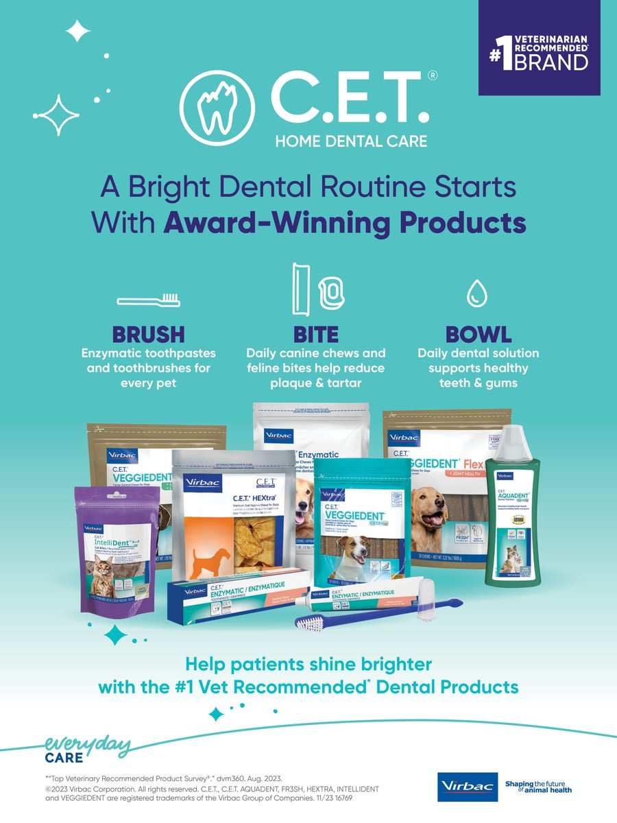 C.E.T. Aquadent Fr3sh Dental Solution Water Additive for Dogs & Cats