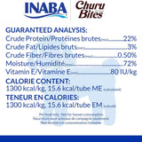 Inaba Churu Bites Chicken Recipe wraps Chicken with Salmon Dog Treats, 0.42-oz X 8 Tubes