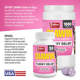 Jeffers Diawin Digestive Support for Dogs - Bismuth Tummy Relief for Diarrhea