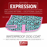 Jeffers Expression 600D Waterproof Ripstop Dog Coat, 240 Grams