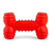 Jeffers Red Dental Bone Natural Rubber Dog Chew Toy for Healthy Teeth and Gums