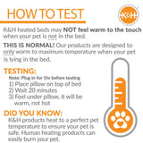 K&H Thermo-Kitty Fashion Splash Heated Cat Bed – Orthopedic, Energy-Efficient, Plush Indoor Cat Bed, Machine Washable