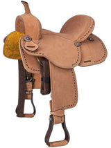 King Series Stratford Suede Barrel Saddle