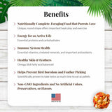 Lafeber Tropical Fruit Nutri-Berries Parrot Food