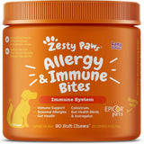 Zesty Paws Allergy & Immune Bites Lamb Flavored Chews for Dogs (90 ct)