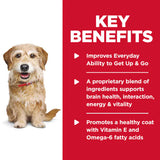 Hill's Science Diet Adult 7+ Senior Vitality Small & Mini canned dog food, Chicken & Vegetable Stew (5.5 oz x 24 cans)