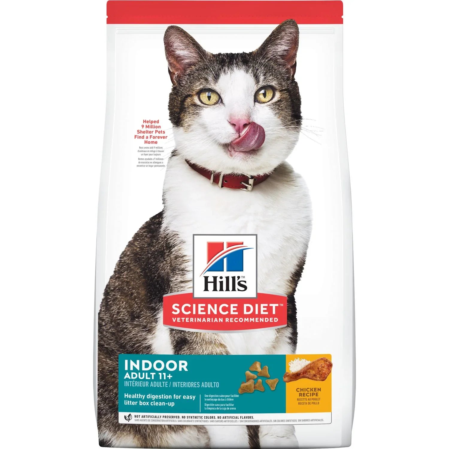 Hill's Science Diet Senior 11+ Dry Cat Food, Chicken Recipe (7 lb)