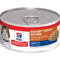 Hill's Science Diet Senior 7+ Canned Cat Food, Savory Turkey Entrée (5.5 oz x 24 cans)
