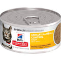 Hill's Science Diet Adult Urinary & Hairball Control Canned Cat Food, Savory Chicken (2.9 oz x 24 cans)