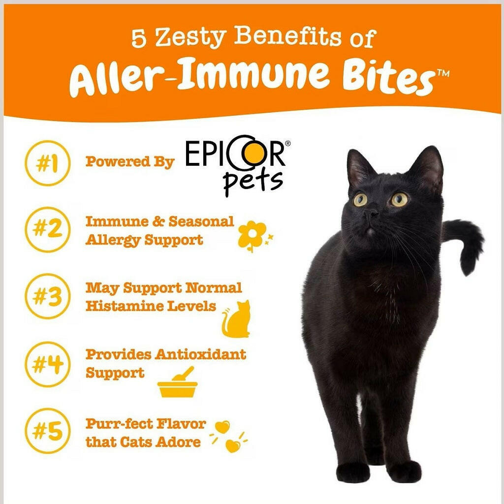 Zesty Paws Aller-Immune Bacon Flavored Immune System Chews for Cats (60 ct)
