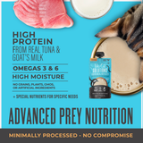 Tiki Cat Solutions Liquid Meal Replacer Tuna in Goat's Milk for Cats (6 oz x 6 pouches)