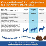 Zesty Paws Senior Advanced Probiotic Bites Chicken Flavored Chews for Dogs (90 ct)