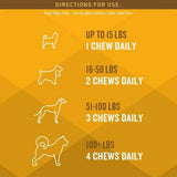 VetIQ Flea & Tick Support for Dogs (60 soft chews)