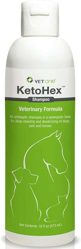 VetOne KetoHex Antiseptic Shampoo for Dogs, Cats and Horses